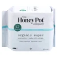 thumbnail image 2 of (2 Pack)The Honey Pot Super Non Herbal Menstrual Pads 16 count, 2 of 3