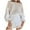 Beige, variant on Office Suit Set Women Casual Loose Pocket Drawstring Shorts Long Sleeve High-Neck Round-Neck Blouses Set 2 Piece Tracksuit S-94 Beige L