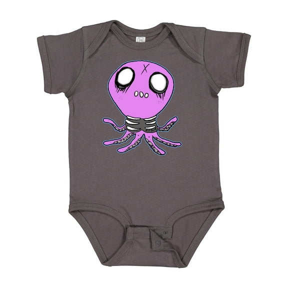 Inktastic Death Metal Octopus Boys or Girls Baby Bodysuit