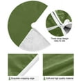 thumbnail image 2 of Coolnut Solid Color Christmas Tree Skirt Home Decoration Large Round Christmas Tree Skirt for Holiday Party Home Christmas Day Ornaments,35.4", 2 of 6
