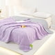 thumbnail image 5 of Edredón de verano morado, fibra de seda, color sólido, regalo más fresco, 5 of 6