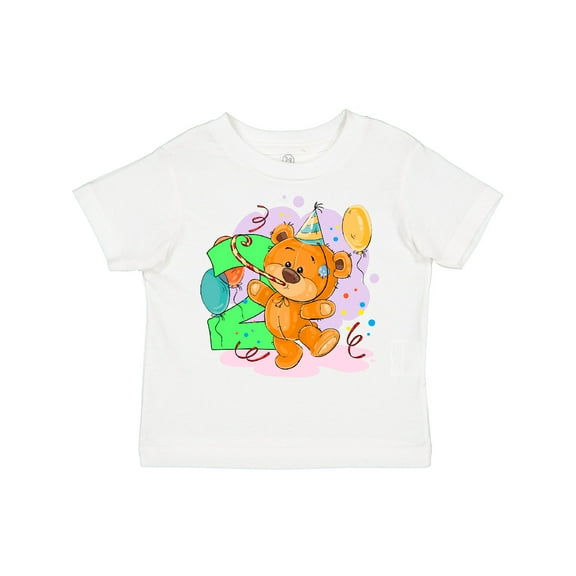 Inktastic 2nd Birthday Teddy Bear Boys or Girls Toddler T-Shirt