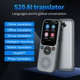 thumbnail image 2 of Traductor de Idiomas Portátil Dispositivo Traducción Bidireccional en Tiempo Real 138 Simultánea Línea y Sin Conexión, 2 of 5