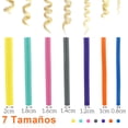 thumbnail image 5 of Rizadores de Cabello Sin Calor, 42 Piezas Rizos Sin Calor para Dormir, Ondas Sin Calor de Espuma Suave Flexi, Tubos para Cabello Sin Calor para Pelo Corto y Largo-Fácil de Usar & Sin Dañar el Cabello, 5 of 5
