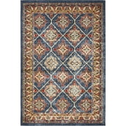 Traditional Ulla Collection Area Rug in Sky and Rectangle, Round, Runner Shape