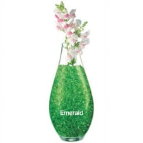 Crystal Accents (Emerald Green) Color Water Crystals Vase Filler Gel 1 Ounce Bag Makes 1 Gallon of Product