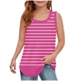 thumbnail image 1 of RXIRUCGD 2025 Vêtements d'Été pour Enfants Filles Décontracté Sans Manches Col Rond Imprimé, 1 of 5