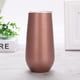 thumbnail image 2 of Inteprter Copas de cóctel Suministros para el hogar Capas dobles Mantener caliente Frío Copa de champán sin costuras Vaso de vino de 6 OZ Oro rosa Type2 NO2 Inteprter HA060909-16, 2 of 6