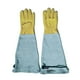 thumbnail image 1 of Guantes de jardinería de piel de oveja Apuakthei, protección laboral para jardinería, a prueba de puñaladas y cortes, largos, 1 of 5