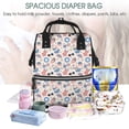 thumbnail image 5 of Fuzoiu 4th Of July1 Print Diaper Bag Backpack,Baby Essentials Travel Tote,Multi function Waterproof Diaper Bag, Travel Essentials Baby Bag - Unisex, 5 of 6