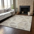 thumbnail image 6 of Addison Rugs Mayfield Washable Transitional Geometric Brown Rectangle Rug, 2'6" x 3'10", 6 of 6