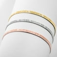 thumbnail image 2 of Personalized Planet Women's Engraved Herringbone Bracelet 8.5", 2 of 5