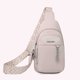 thumbnail image 5 of Bolso bandolera Bolso de pecho para mujer, bandolera de piel sintética con correa ajustable, monedero con cremallera para mujer, 5 of 5