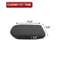 thumbnail image 3 of KBH Center Console Armrest Cover for 2019-2025 Toyota RAV4 Accessories, Leather Middle Console Cover Pad Protector for Car Interior, Black-Gray Stitch, 3 of 8