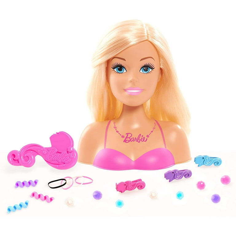 Free Shipping Barbie Styling Head Blonde Hair Walmart