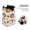 thumbnail image 3 of Yayeee Freestanding Laundry Hamper with Handle Collapsible Large Storage Basket for Clothes, Fall Leaves, 3 of 7