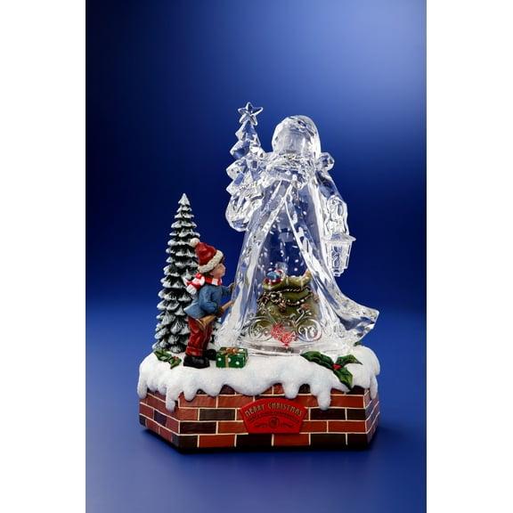 Icy Craft Santa Sculpture Snow Blower