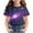 Purple, variant on Riecok Summer Short T-Shirts for Girls Round Neck Oversized T Shirts Kids All-match Fashion Lightweight Comfortable Toddler Kids Girls Purple 5 Years