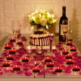 thumbnail image 5 of Rawiri Maxee 100 Herzf?rmige Romantische Teelichter, Valentinstag, Geburtstag, Party, Vorschlag, Hochzeit, Party, Wohnkultur Atmosph?re Kerze (Rot) Rawiri, 5 of 7