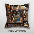 thumbnail image 1 of Flagwix Pillow Cover I Am A Bookaholic Outdoor Throw Pillows for Couch, Sofa Pillows, 12 X 12 Square Decorative Pillow Covers, 1 of 6