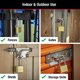thumbnail image 4 of Juego Padlock Master Lock 175LH, tu propia combinación, 2,5 cm, 4 of 6