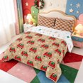 thumbnail image 2 of Manfei Western Xmas Festive Full Size Comforter Sets,Traditional Christmas Animal Cow Bedding Comforter Set,Xmas Reversible,3-Piece,1 Comforter and 2 Pillowcases, 2 of 7
