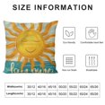 thumbnail image 5 of YINGXI Summer Pillow Covers Throw Pillowcases Summer Farmhouse Cushion Case Decor for Sofa Couch 22x22in, 5 of 5