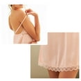 thumbnail image 4 of Gibobby Ropa de dormir para mujer con encaje Día de San Valentín Camisón y satén para mujer, ropa dormir Sexy, vestido noche, negligés cortos(Rosa,XL), 4 of 5