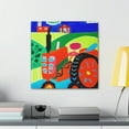 thumbnail image 4 of Tractor in Sunset Fields - Canvas, 4 of 10