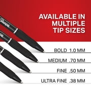 Sharpie S-Gel Gel Pens, Medium Point (0.7mm), Black, 8 Count