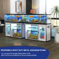 thumbnail image 6 of 55-75 Gallon Fish Tank Stand with Power Outlets & LED Light, Reversible Heavy Duty Metal Aquarium Stand with Cabinet for Fish Tank Accessories Storage, Turtle/Reptile Terrariums, White, 6 of 7