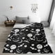 thumbnail image 5 of Manta de franela con estampado de murciélagos, chal de Halloween, manta para todas las estaciones, 5 of 6