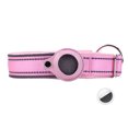 thumbnail image 1 of Collar de perro reflectante para mascotas con soporte para Apple Airtag (rosa M) Likrtyny  Mascotas, 1 of 9