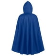 thumbnail image 4 of Fgnfyis Mens Jacket Halloween Hooded Cape Shawl Robe Cloak Performance Mens Coats Blue One Size, 4 of 4