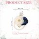 thumbnail image 2 of Uxcell Rose Wrist Corsage, 6 Pcs Wrist Corsage Bracelets Flower Wristlet Artificial Flower Wristband Hand Decor for Bride Bridesmaids Women Wedding Prom Bridesmaid Party, Navy, 2 of 6