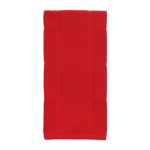 Towel 10948 T-Fal 10948 - Plato de cocina (algodón, 40 x 66 cm), color rojo