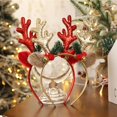 thumbnail image 4 of Diadema navideña con lentejuelas para niños, banda para el pelo con cuerno de alce, campana, decoración de Feliz Navidad, regalos para niños, accesorios para fotos de Feliz Año Nuevo, 4 of 4