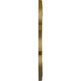 thumbnail image 4 of 29"OD x 3 5/8"ID x 1 3/8"P Flower Ceiling Medallion (Fits Canopies up to 6 1/4"), Hand-Painted Gold, 4 of 6