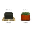 thumbnail image 7 of PLANTERCRAFT Corten Steel metal planter box, Square & Cube sizes, Modern garden steel planters For Commercial And Residential Outdoor Use., 7 of 7