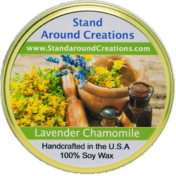 LAVENDER CHAMOMILE TUREEN 11-OZ. ALL NATURAL SOY CANDLE