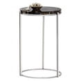 thumbnail image 3 of Sunpan Tillie 12.5" Modern Stone End Table in Stainless Steel/Black Agate Stone, 3 of 5
