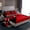 Black Red, variant on Castle Fairy Abstract Gamepads Boy Bed Sheets,Video Game King Sheets