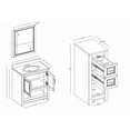 thumbnail image 6 of Linon Blakely Sandstone 31" Vanity Mirror and Floor Cabinet Set, 6 of 6