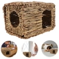 thumbnail image 4 of GOOHOCHY Nido de conejo, casa tejida de paja para conejos, cama tejida para conejos y hámsteres., 4 of 8