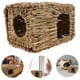 thumbnail image 4 of GOOHOCHY Nido de conejo, casa tejida de paja para conejos, cama tejida para conejos y hámsteres., 4 of 8
