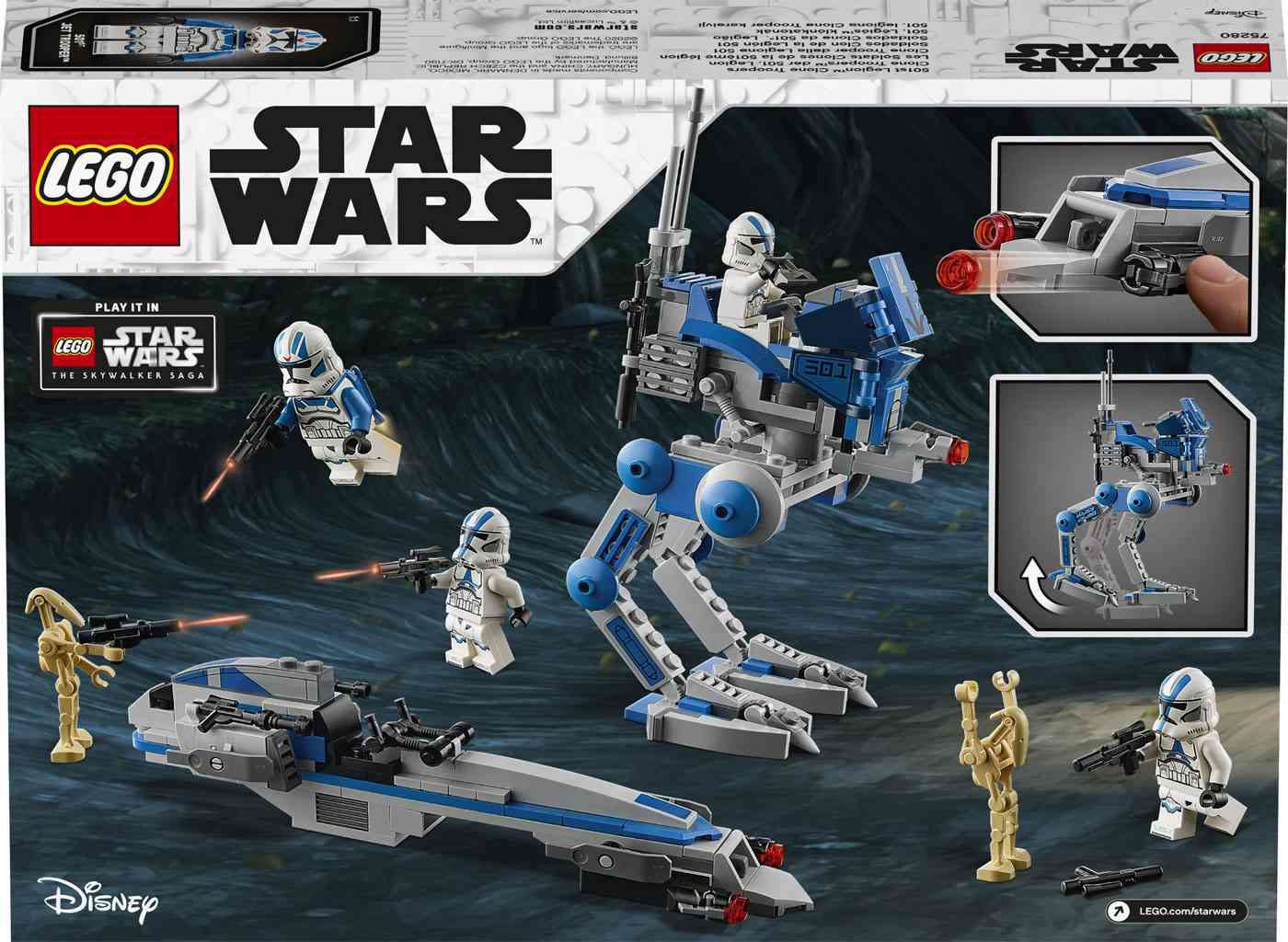 Pre-Owned Star Wars 501st Legion Clone Troopers Set LEGO 75280