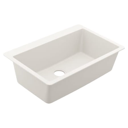 Moen Granite Series 33-Inch Undermount Single Basin Granite Kitchen Sink - GGW3026B