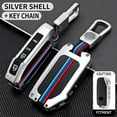 thumbnail image 1 of Car Key Fob Cover Case Protector Zinc Alloy 3 4 5 Buttons Remote Key Case Cover Fob For Kia Seltos Telluride K5, 1 of 12