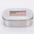 thumbnail image 4 of Abbracc Stainless Steel Bento Picnic Food Storage Container - Double Layer XL, as Single Layer L, 4 of 9