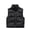 #A08-Black, variant on Abcomgle Girls Puffy Vests Size 10-12 Stand Collar Sleeveless Vest Jacket for Girls Lightweight Zip Up Padded Kids Vest Winter Fashion Quilted Vest Waistcoat